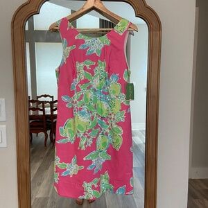 Lilly Pulitzer Delia Pink Lemonade Shift Dress - NWT (Size 10)